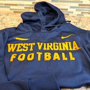 Unisex West Virginia Football Nike Dri-fit Hoodie - Medium
